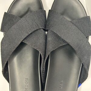 Rothy’s The Weekend Slide Sandal Size 11.5 Black